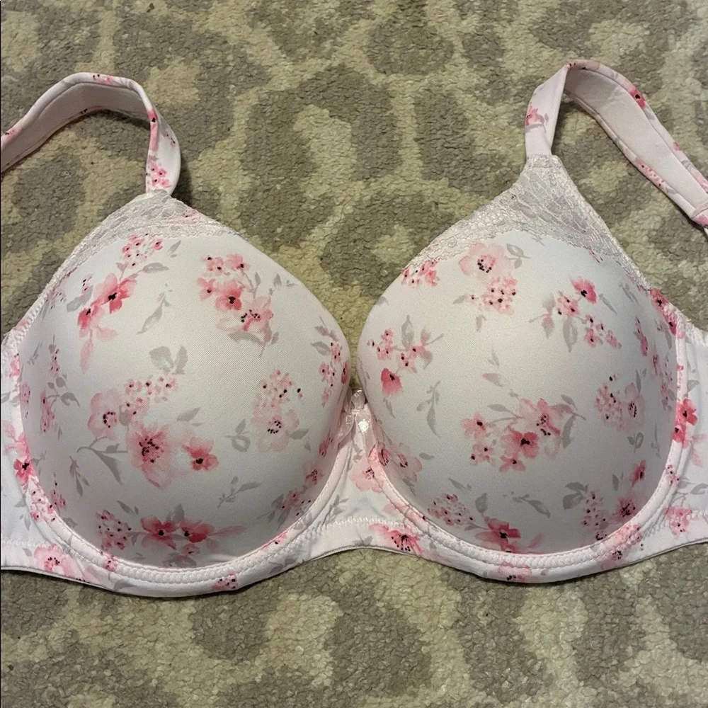 Laura Ashley Floral Comfort Strap Bra 38D - Picture 2 of 6